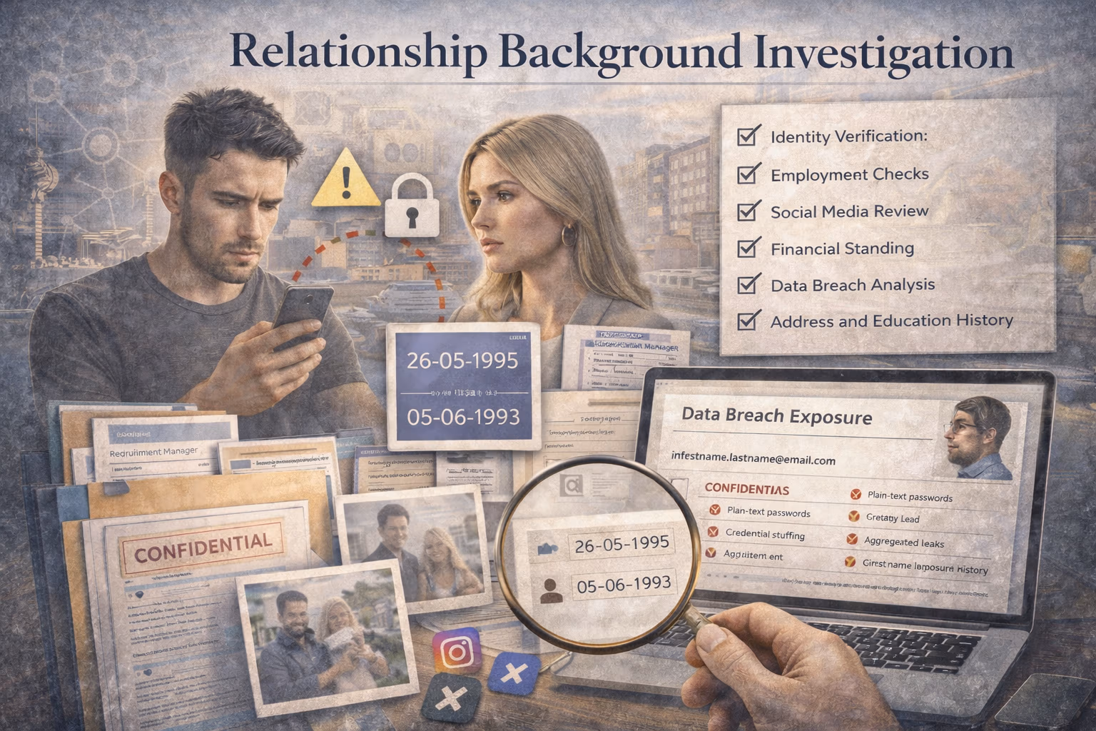 Relationship Background Investigation - scrutinising the boyfriend