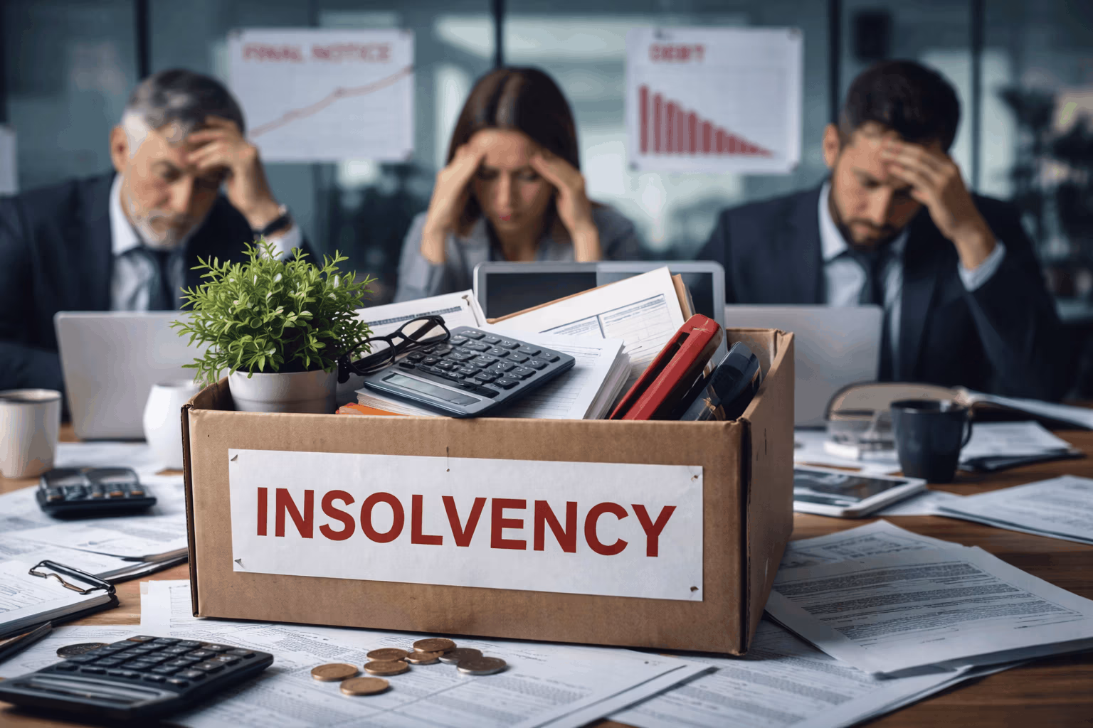 Fraudulent investment trader executing excessive trades to generate commission in a churning fraud scheme, surrounded by multiple trading screens and cash.